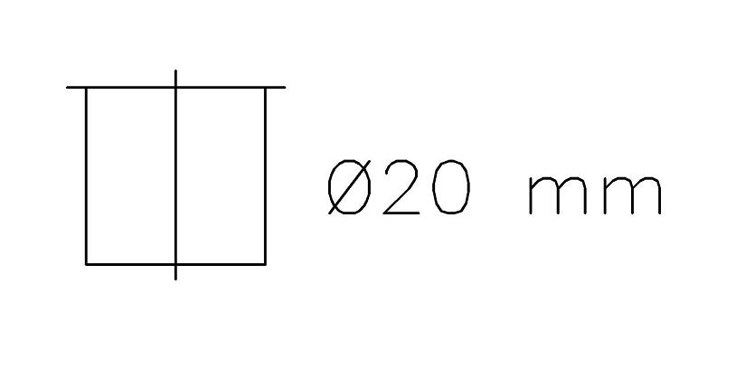 Métrica Ø20